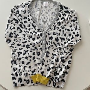 Whisper by Brodie Leopard Cardigan size XL